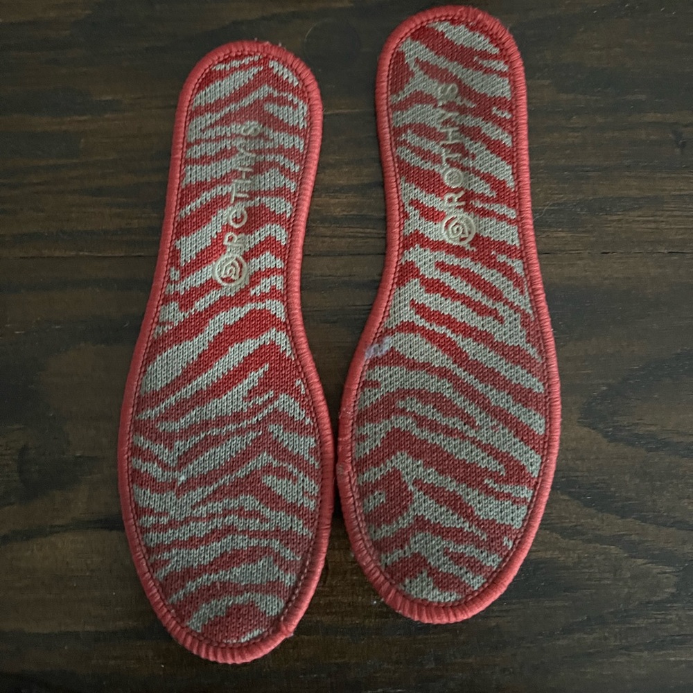 Kids Zebra Rothys (K13) - Picture 9 of 10